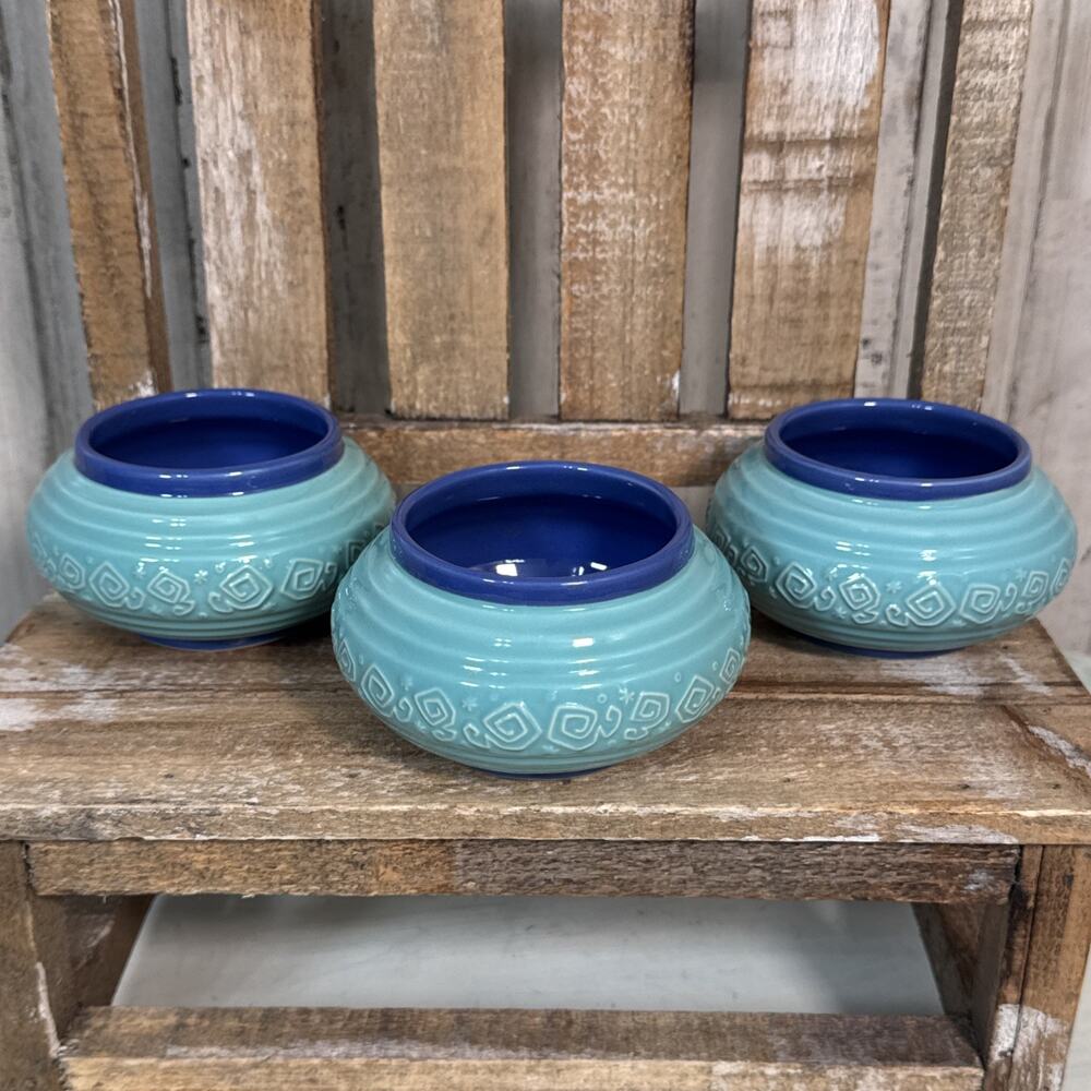 Disney Parks Disneyland Set Of 3 Lantern Mini Bowls Mad Tea Party Attraction New